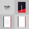 Collection Polygon shape and arrow Sale notebooks