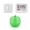 Collection of realistic kitchen timer vector illustration analog digital mechanical time measurement
