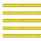 Collection realistic measurement tape vector yellow meter centimeter straight line with scale