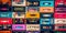 Collection of retro cassette tapes.