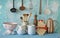 Collection of retro kitchenware