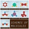 Collection of schemes of molecules