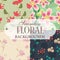 Collection of seamless backgrounds on the topic of floral patter