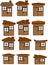 Collection of Sheds and Buildings Vectors