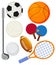 Collection of Sports Objects Vector