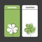 Collection for St. Patrick Day. Simple ticket design. Flyers can be used party