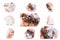 Collection of stone mineral Petalite