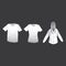 Collection of t-shirts and hoodie. Vector illustration decorative design