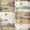 Collection of ten narrow images with vintage grunge rusty old metal texture, abstract background