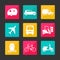 Collection transport icons