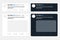 A collection of Twitter tweet templates. Isolated Twitter messages on a gray background. Twitter user interface elements. Vector