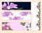 Collection of various floral paper labels for ads. Bookmarks