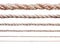 Collection of various ropes