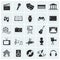 Collection of vector arts icons.