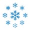 Collection of Vector Snowflakes.