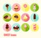 Collection of vector sweet icons