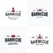 Collection of Vintage Barbecue and Steakhouse logo set