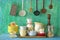 Collection of vintage kitchenware