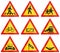 Collection of Warning Road Signs Used in Botswana