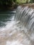 Collection of waterfall photos That is clear to see a background with stones and moss