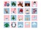 collection winter icons. Vector illustration decorative design