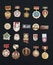 Collection of World War II Soviet medals