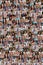 Collection of young people background collage large group