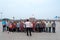 Collective photo on Tiananmen Square, Beijing