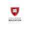 Colledge vector logo. Education logo. School badge. Edducation emblem