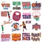 College Basketball Tournament Icons Cliparts