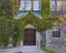 College building surrounded by ivy