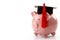 College education costs, tuition financial aid, university graduate economic cost concept theme with close up on piggy bank