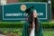 College Graduation Photo on University Campus