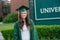 College Graduation Photo on University Campus