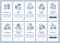 College life onboarding mobile app page screen with concepts set
