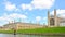 College\'s buildings in Cambridge (UK) seen from the river Cam