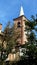 Collegiata ancient church. Bell Tower. Medioeval village. Castiglione Olona Italy