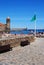 collioure, Colliure, small french village with a fortress in a sunny day of summer.