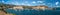 Collioure france wide panorama view