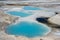 Colloidal Pool at Norris Geyser Basin at Yellowstone National Park Wyoming USA