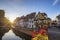 Colmar France Colorful Half Timber House city skyline