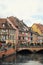 Colmar and the river Lauch, the little Venice, one of the most beautiful village of France, Alsace, East of France