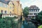 Colmar and the river Lauch, the little Venice, one of the most beautiful village of France, Alsace, East of France