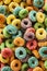 Coloful Fruit Cereal Loops