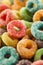 Coloful Fruit Cereal Loops