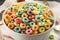 Coloful Fruit Cereal Loops