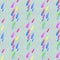 Coloful rain drops seamless pattern