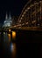 Cologne architecture at night