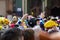 Cologne carneval people background