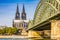 Cologne Cathedral and Hohenzollern Bridge, Cologne, Germany